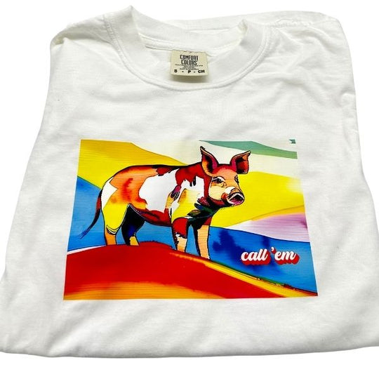 Hog with Call 'em T-shirt