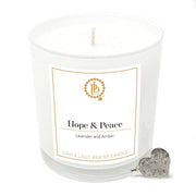 Love & Light Hope and Peace Prayer Candle