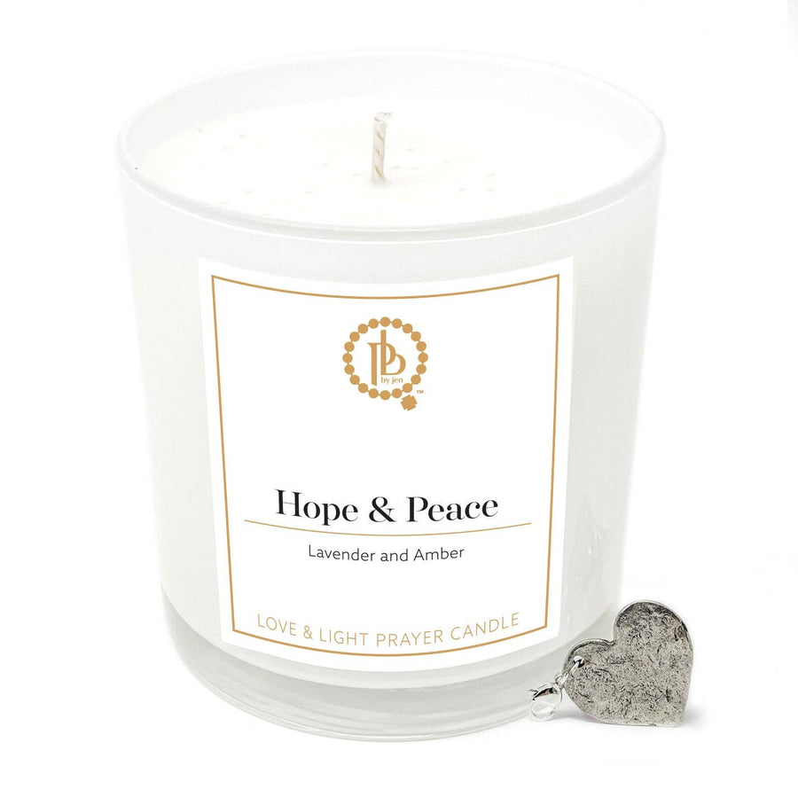 Love & Light Hope and Peace Prayer Candle