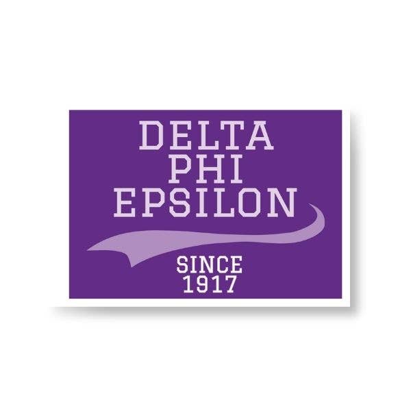 DPhiE - Sorority Sticker - Collegiate Design