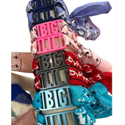 Big/Lil/Gmom - Bandana Wrap w/ Metallic Acrylic Slide