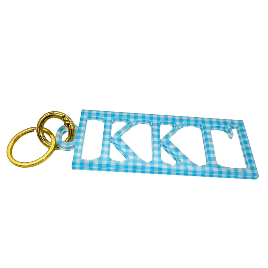 Sorority Greek Letter Acrylic Keychains