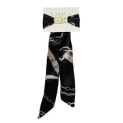 Alpha Phi - Tie Scarf with Sorority Greek Slide
