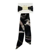 Alpha Phi - Tie Scarf with Sorority Greek Slide