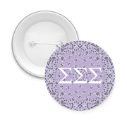 Sorority Pin-back Buttons - Bandana with Greek Letters