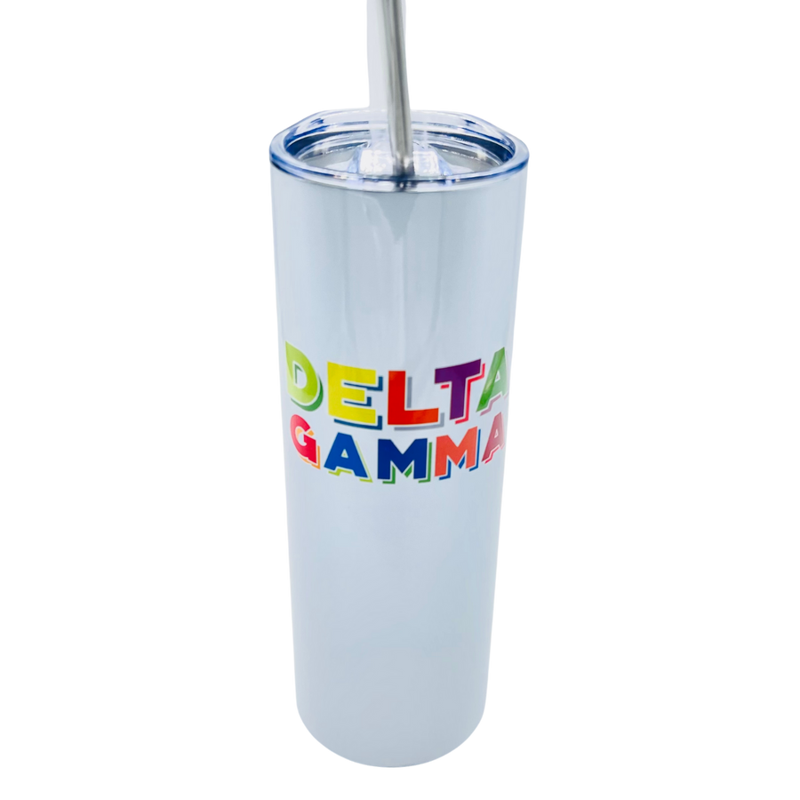 Deegee - Sorority Insulated Tumbler - Color Block Design