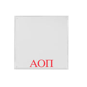 Alpha Omicron Pi - Sorority Greek Letter Acrylic Magnetic Frame