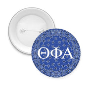 Sorority Pin-back Buttons - Bandana with Greek Letters