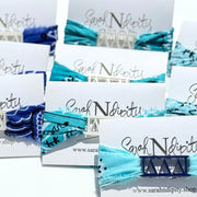 Delta Delta Delta - Bandana Wrap w/ Metallic Acrylic Slide