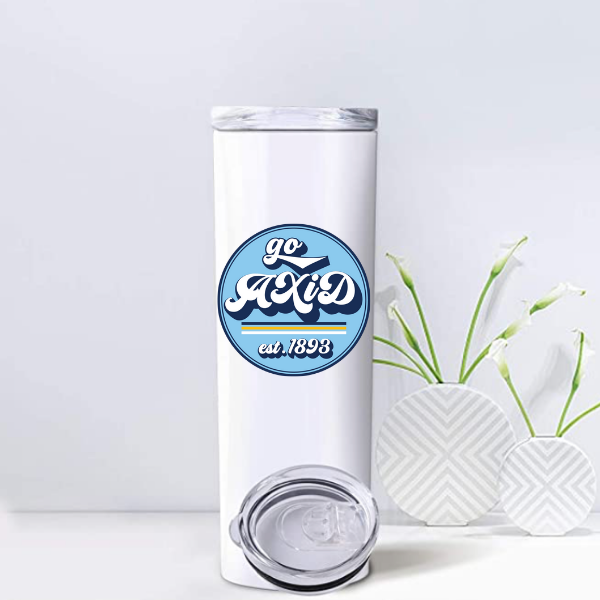 Alpha Xi - Sorority Tumbler - Go Sorority Design