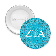 Sorority Pin-back Buttons - Bandana with Greek Letters