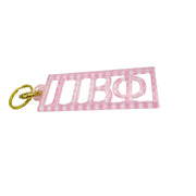Sorority Greek Letter Acrylic Keychains