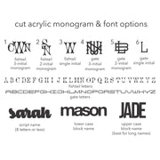 Personalized Acrylic Round Ornament