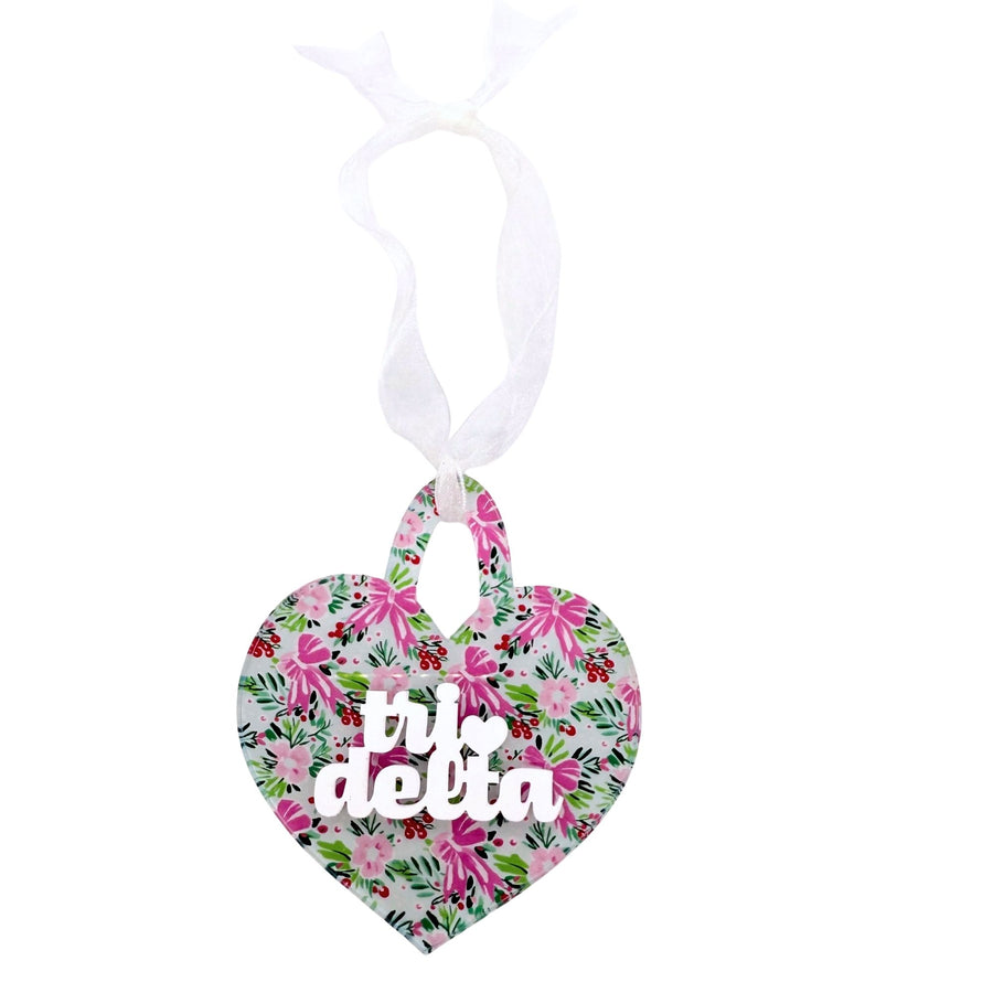 Sorority Heart Ornaments