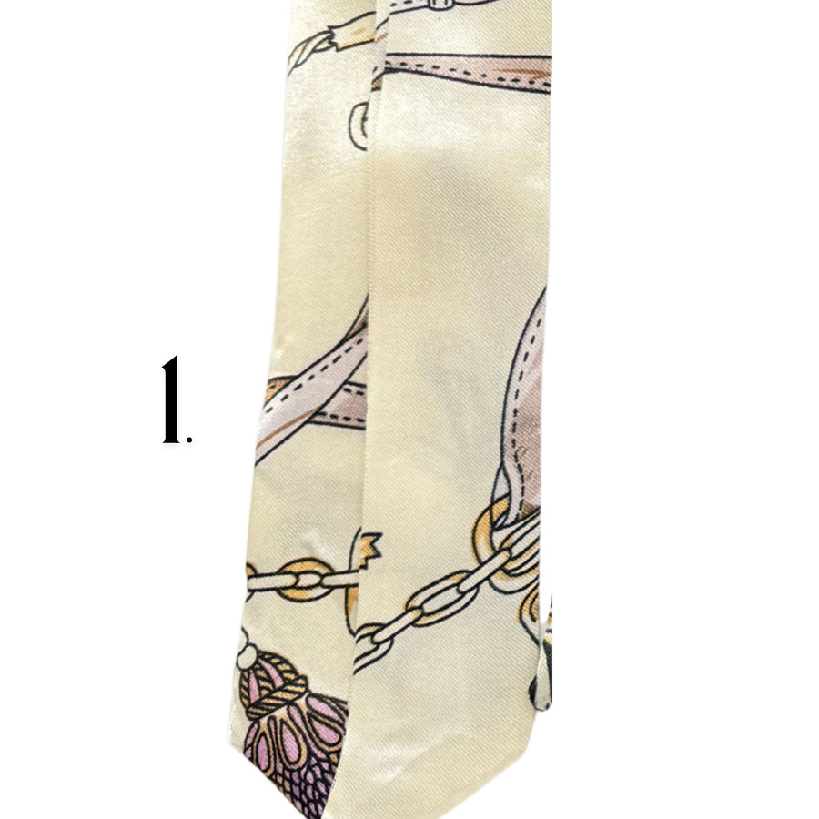Alpha Delta Pi - Tie Scarf with Sorority Greek Slide