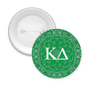 Sorority Pin-back Buttons - Bandana with Greek Letters