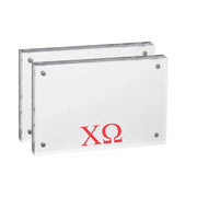 Chi Omega - Sorority Greek Letter Acrylic Magnetic Frame