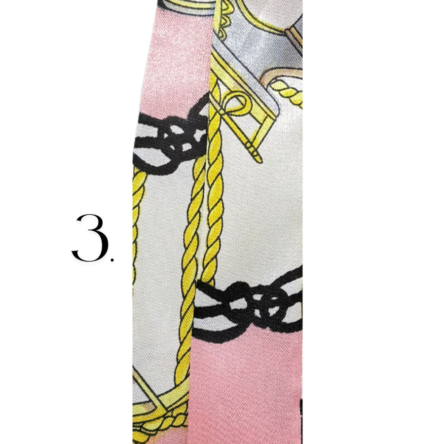 Pi Beta Phi  - Tie Scarf with Sorority Greek Slide