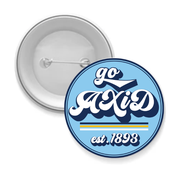 Alpha Xi - Sorority Button - Go Design