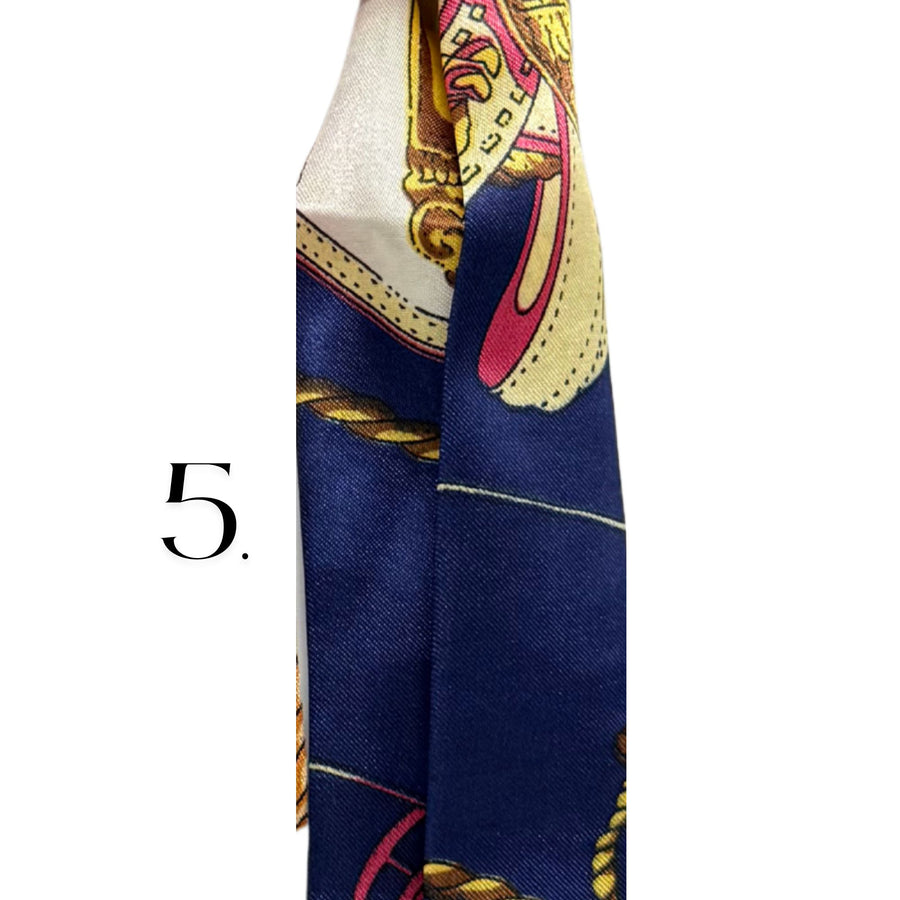 Alpha Delta Pi - Tie Scarf with Sorority Greek Slide