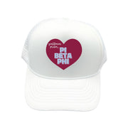 Pi Phi Trucker Hat - Gentlemen Prefer Design