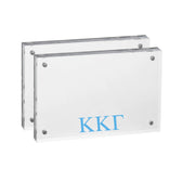 Kappa Kappa Gamma - Sorority Greek Letter Acrylic Magnetic Frame