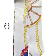 Pi Beta Phi  - Tie Scarf with Sorority Greek Slide