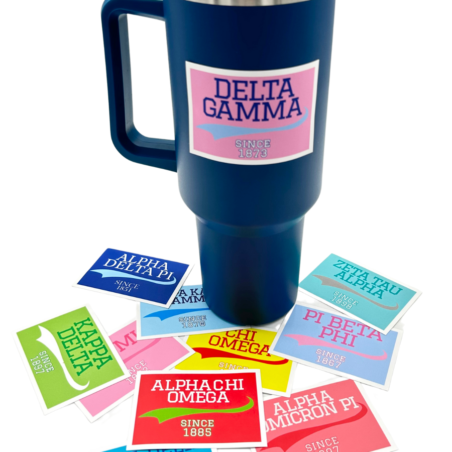 ADPi - Sorority Sticker - Collegiate Design