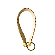 Alpha Delta Pi Greek Letter Faux Suede Wristlet Keychain