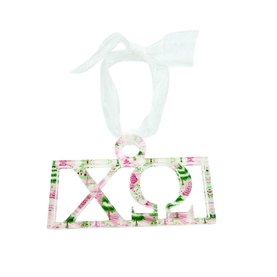Sorority Greek Letter Bar Ornaments