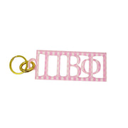 Sorority Greek Letter Acrylic Keychains