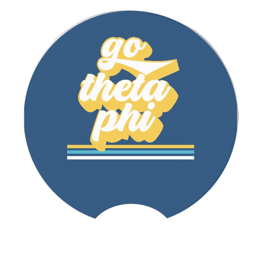 Theta Phi - Sorority Car Coasters - Go Design