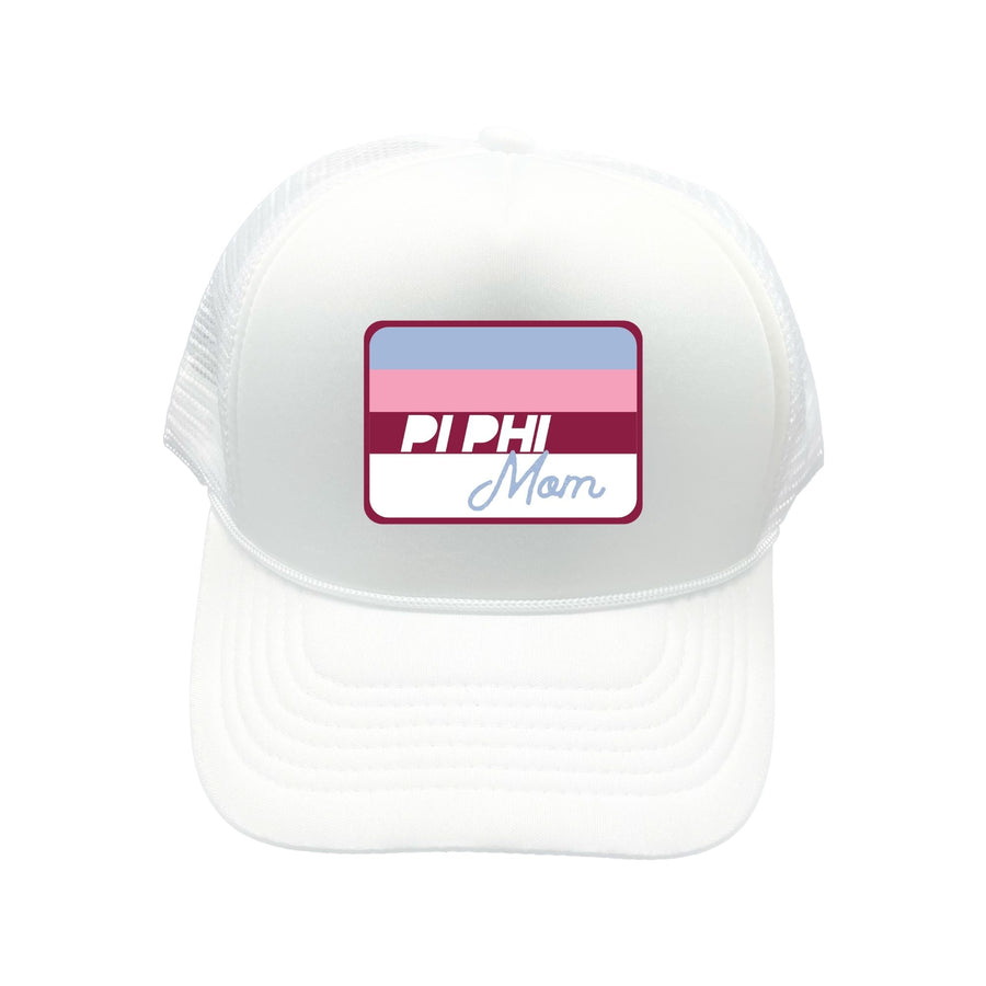 Pi Phi MOM Trucker Hat - Choose Your Design/Style