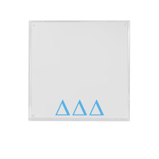 Delta Delta Delta - Sorority Greek Letter Acrylic Magnetic Frame