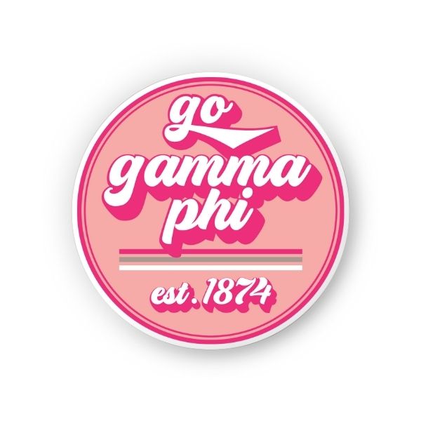 Sorority Vinyl Stickers - Go Sorority Design
