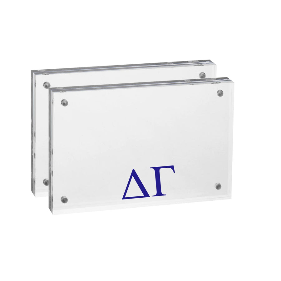 Delta Gamma - Sorority Greek Letter Acrylic Magnetic Frame