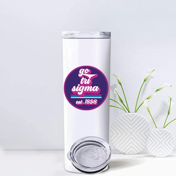 Tri Sigma - Sorority Tumbler - Go Sorority Design