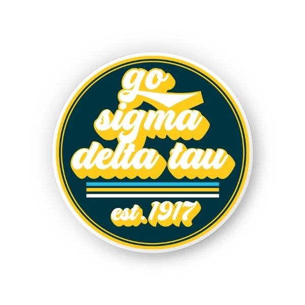 Sig Delt - Sorority Sticker - Go Design