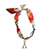 Monogram Charm - with or without scarf necklace