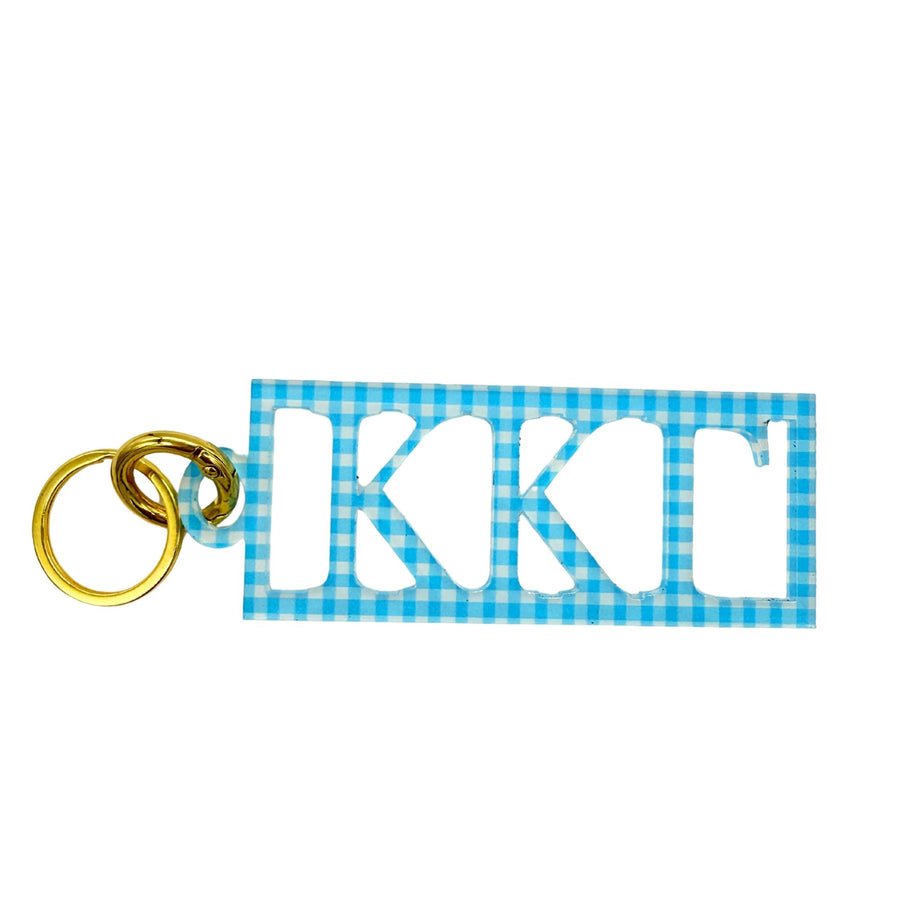 Sorority Greek Letter Acrylic Keychains