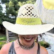 Sorority Scalloped Faux Suede and Satin Scarf Bands