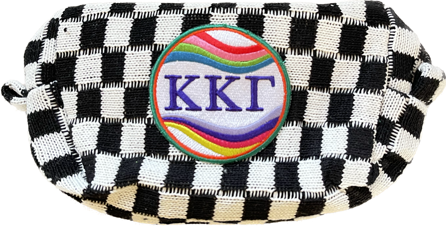 Kappa - Sorority Checker Cosmetic Bag