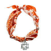 Monogram Charm - with or without scarf necklace