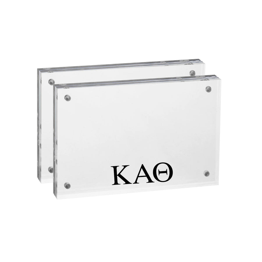 Kappa Alpha Theta - Sorority Greek Letter Acrylic Magnetic Frame