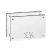 Sigma Kappa - Sorority Greek Letter Acrylic Magnetic Frame