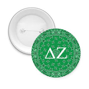 Sorority Pin-back Buttons - Bandana with Greek Letters