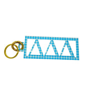 Sorority Greek Letter Acrylic Keychains