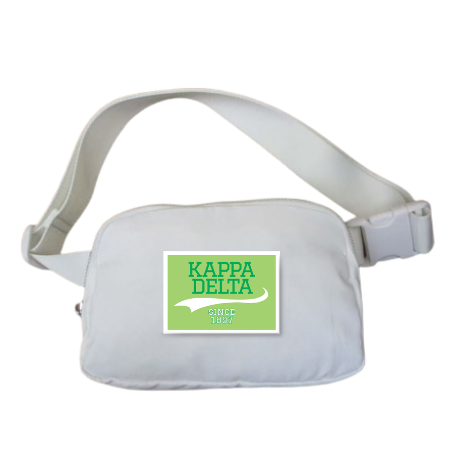 Kaydee - Sorority Belt Bag w/ Collegiate Patch