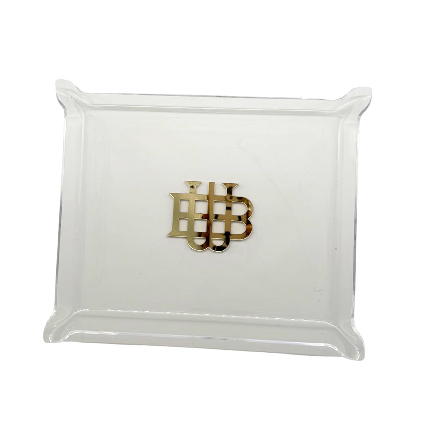 Personalized Pinched Acrylic Trays