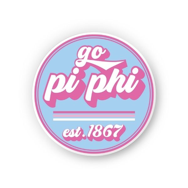 Sorority Vinyl Stickers - Go Sorority Design